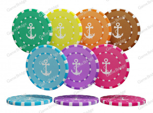 Roulette chips "ANCHOR"